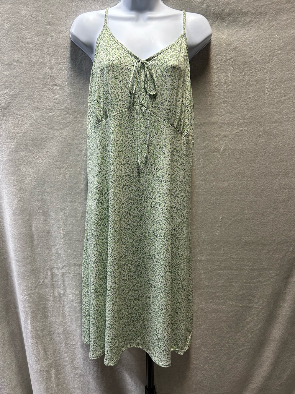 Gilli Mint Green Tiny Floral Slip Dress